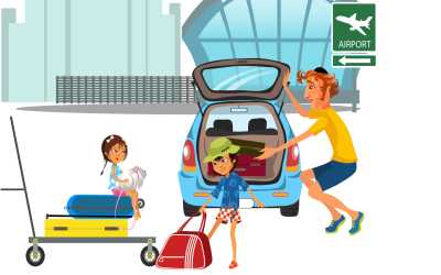 Transfer, Transfer z lotniska LARNAKA na Cyprze do miasta PROTARAS, do dowolnego miejsca np. hotelu, apartamentu, willi dla 4-8 osób